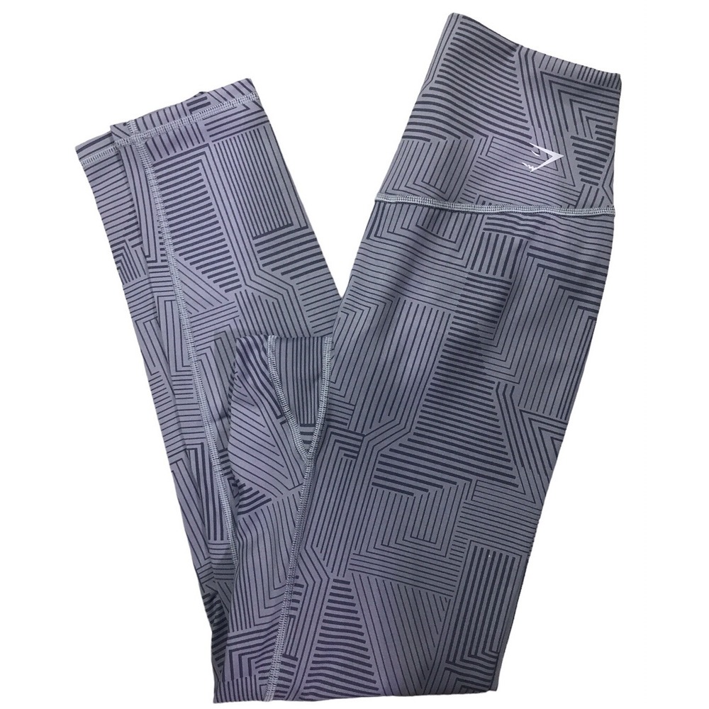 Gymshark Women´s Flush Fit Elevate Leggings Evening Blue Size Small